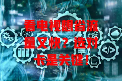 看电视想省流量又快?选对卡是关键!