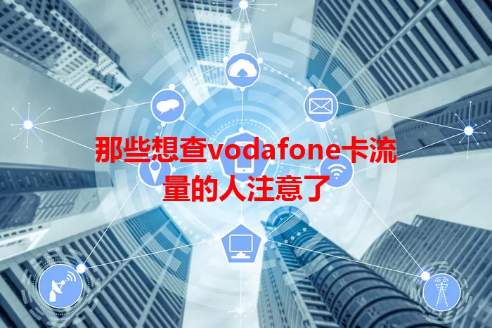 那些想查vodafone卡流量的人注意了
