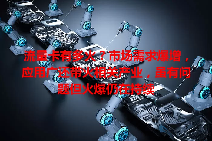 流量卡有多火?市场需求爆增,应用广还带火相关产业,虽有问题但火爆仍在持续