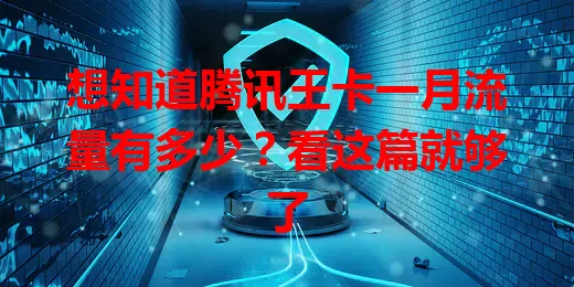想知道腾讯王卡一月流量有多少?看这篇就够了