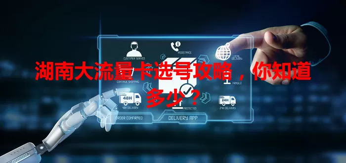 湖南大流量卡选号攻略,你知道多少?