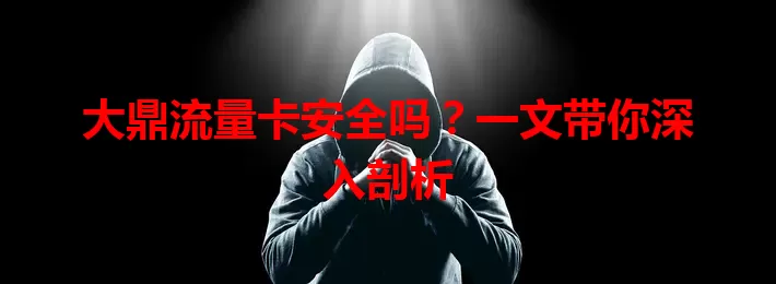 大鼎流量卡安全吗?一文带你深入剖析