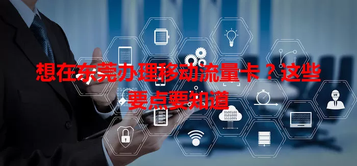 想在东莞办理移动流量卡?这些要点要知道
