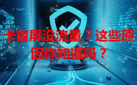 卡首屏没流量？这些原因你知道吗？