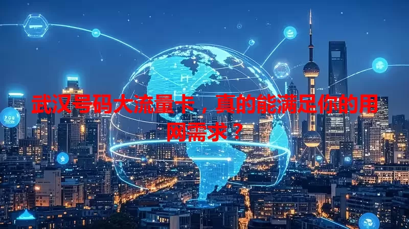 武汉号码大流量卡,真的能满足你的用网需求?