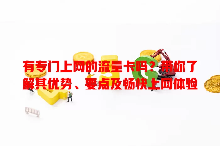 有专门上网的流量卡吗?带你了解其优势、要点及畅快上网体验