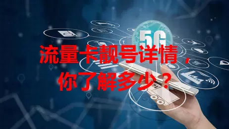 流量卡靓号详情,你了解多少?