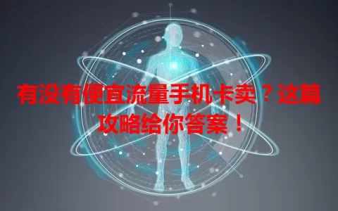 有没有便宜流量手机卡卖？这篇攻略给你答案！