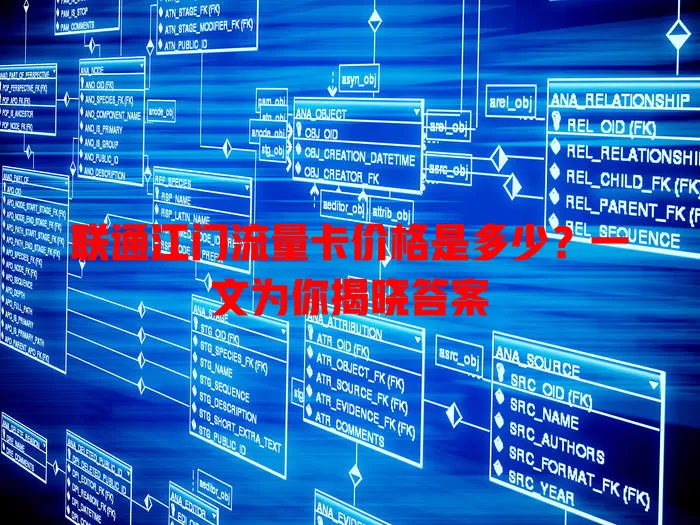 联通江门流量卡价格是多少?一文为你揭晓答案