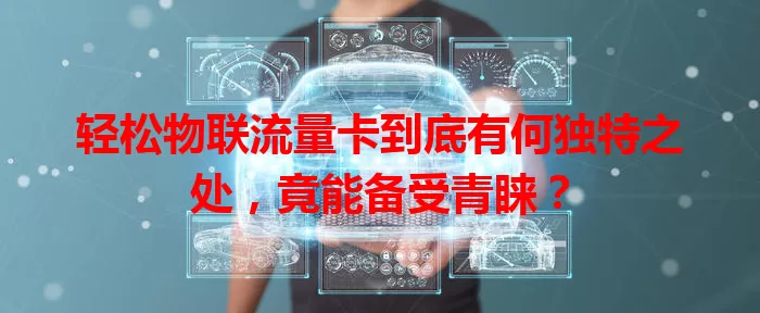 轻松物联流量卡到底有何独特之处,竟能备受青睐?