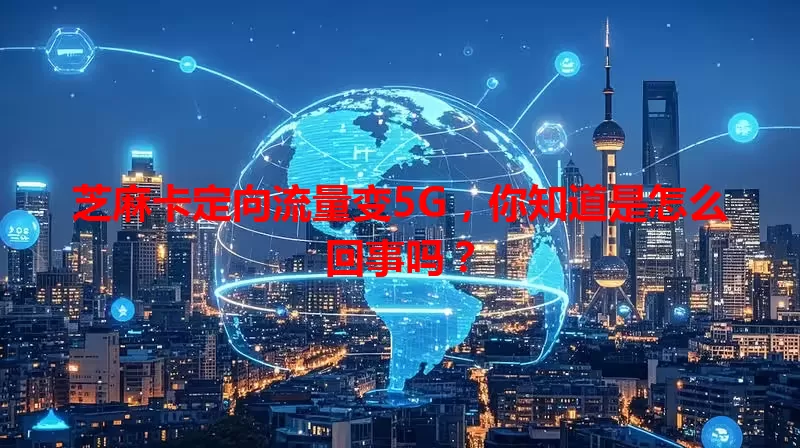 芝麻卡定向流量变5G,你知道是怎么回事吗?