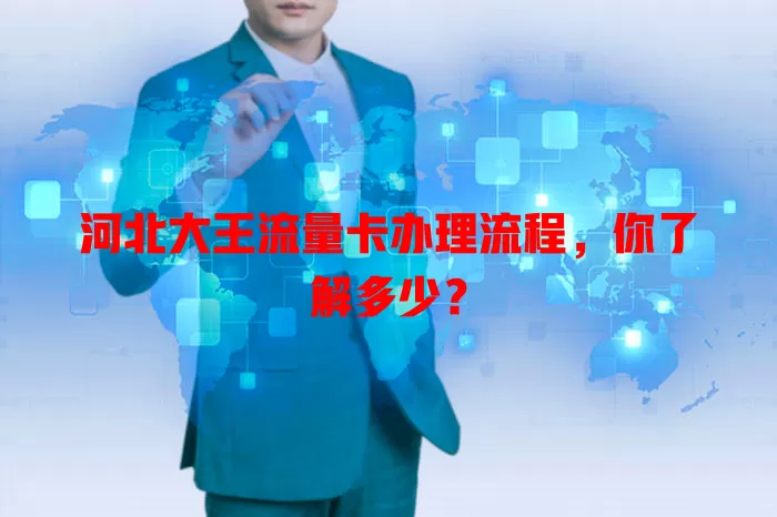 河北大王流量卡办理流程,你了解多少?