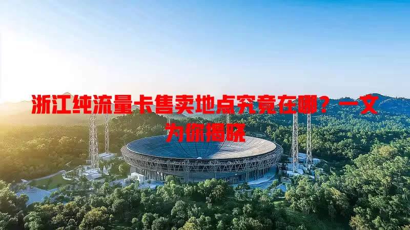 浙江纯流量卡售卖地点究竟在哪?一文为你揭晓