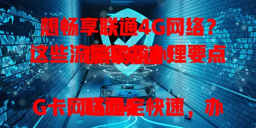 想畅享联通4G网络?这些流量套餐办理要点你得知道!
联通4G卡网络稳定快速,办理合适套餐很重要。要按需选额度,注意流量范围和收费标准。联通有多种套餐,价格有别还有优惠。快根据自身情况选套餐,畅玩数字生活!