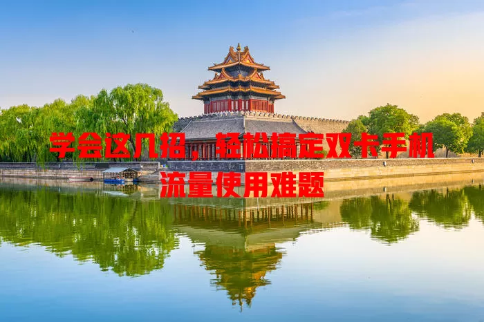 学会这几招,轻松搞定双卡手机流量使用难题