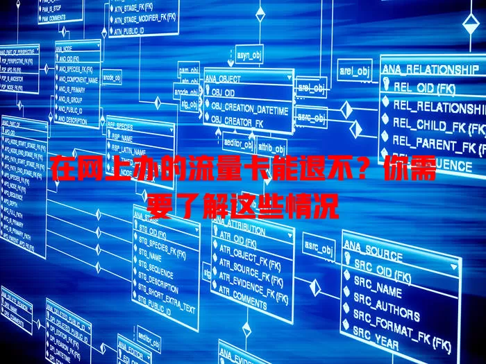 在网上办的流量卡能退不?你需要了解这些情况