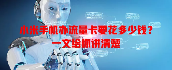 小米手机办流量卡要花多少钱?一文给你讲清楚