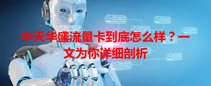 中天华盛流量卡到底怎么样?一文为你详细剖析