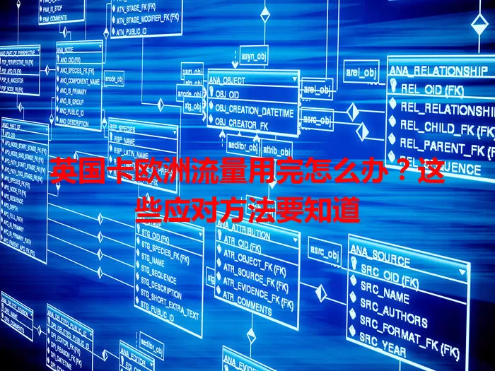 英国卡欧洲流量用完怎么办?这些应对方法要知道
