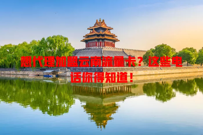 想代理加盟云南流量卡?这些电话你得知道!