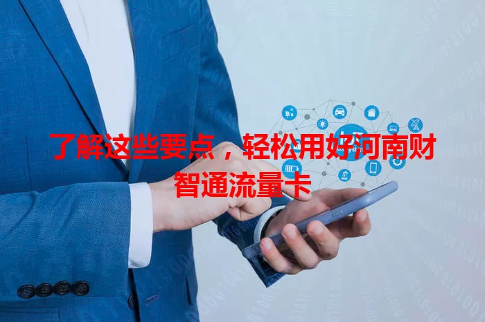 了解这些要点,轻松用好河南财智通流量卡