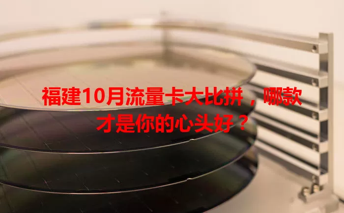 福建10月流量卡大比拼,哪款才是你的心头好?
