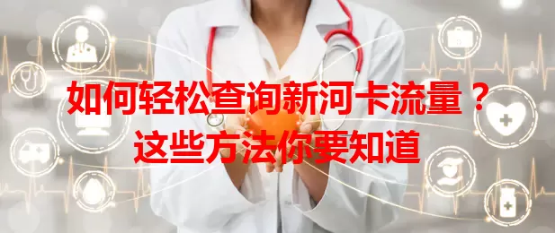 如何轻松查询新河卡流量?这些方法你要知道