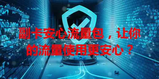 副卡安心流量包,让你的流量使用更安心?