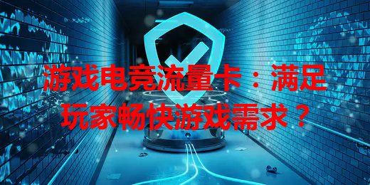 游戏电竞流量卡：满足玩家畅快游戏需求？