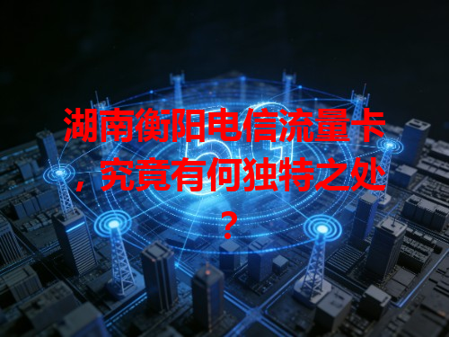 湖南衡阳电信流量卡，究竟有何独特之处？