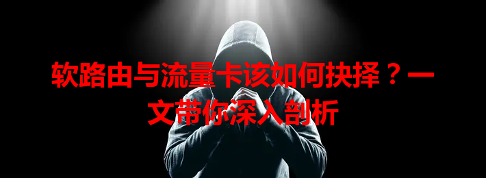 软路由与流量卡该如何抉择？一文带你深入剖析