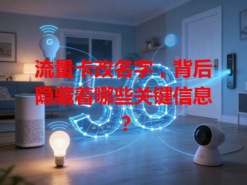 流量卡改名字，背后隐藏着哪些关键信息？