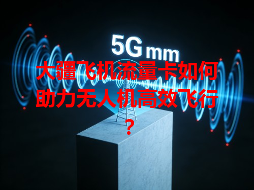 大疆飞机流量卡如何助力无人机高效飞行？