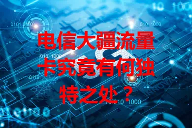 电信大疆流量卡究竟有何独特之处?