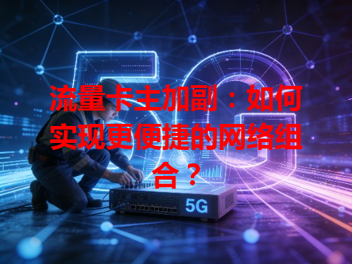 流量卡主加副：如何实现更便捷的网络组合？