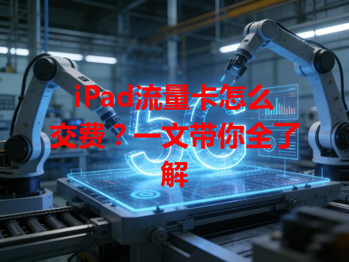 iPad流量卡怎么交费？一文带你全了解