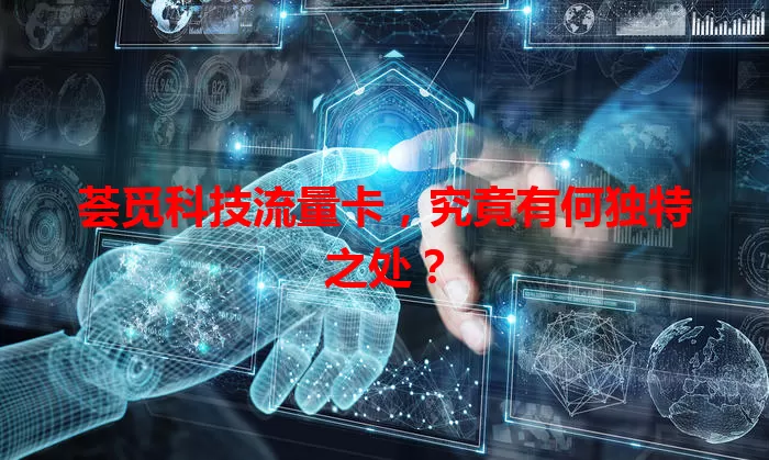 荟觅科技流量卡,究竟有何独特之处?