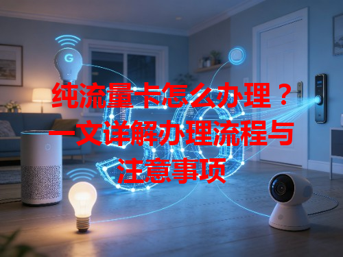 纯流量卡怎么办理？一文详解办理流程与注意事项