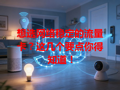 想选网络稳定的流量卡？这几个要点你得知道！