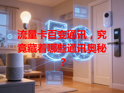 流量卡百变通讯，究竟藏着哪些通讯奥秘？