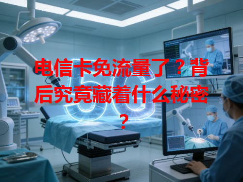 电信卡免流量了？背后究竟藏着什么秘密？