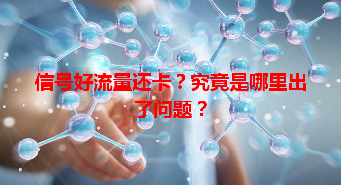 信号好流量还卡？究竟是哪里出了问题？