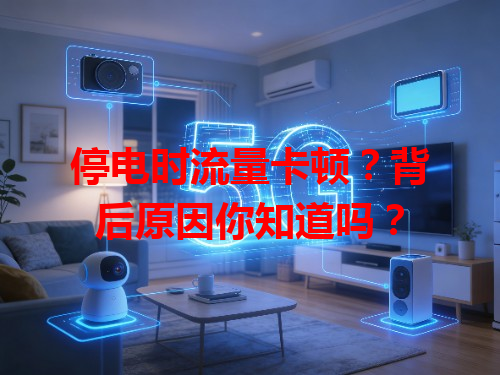 停电时流量卡顿?背后原因你知道吗?