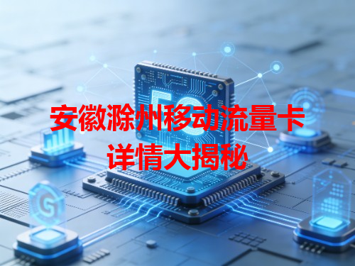 安徽滁州移动流量卡详情大揭秘