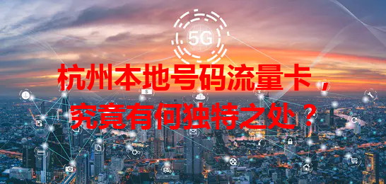 杭州本地号码流量卡，究竟有何独特之处？