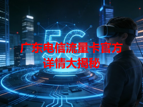 广东电信流量卡官方详情大揭秘