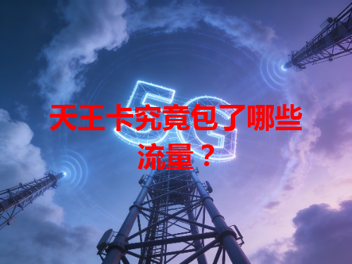 天王卡究竟包了哪些流量？