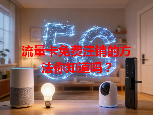 流量卡免费注销的方法你知道吗？