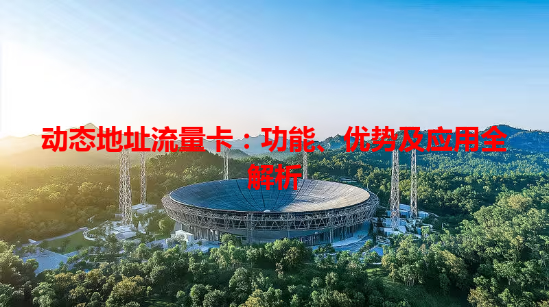 动态地址流量卡：功能、优势及应用全解析