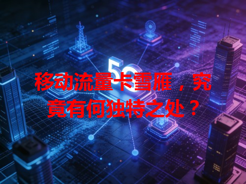 移动流量卡雪雁，究竟有何独特之处？